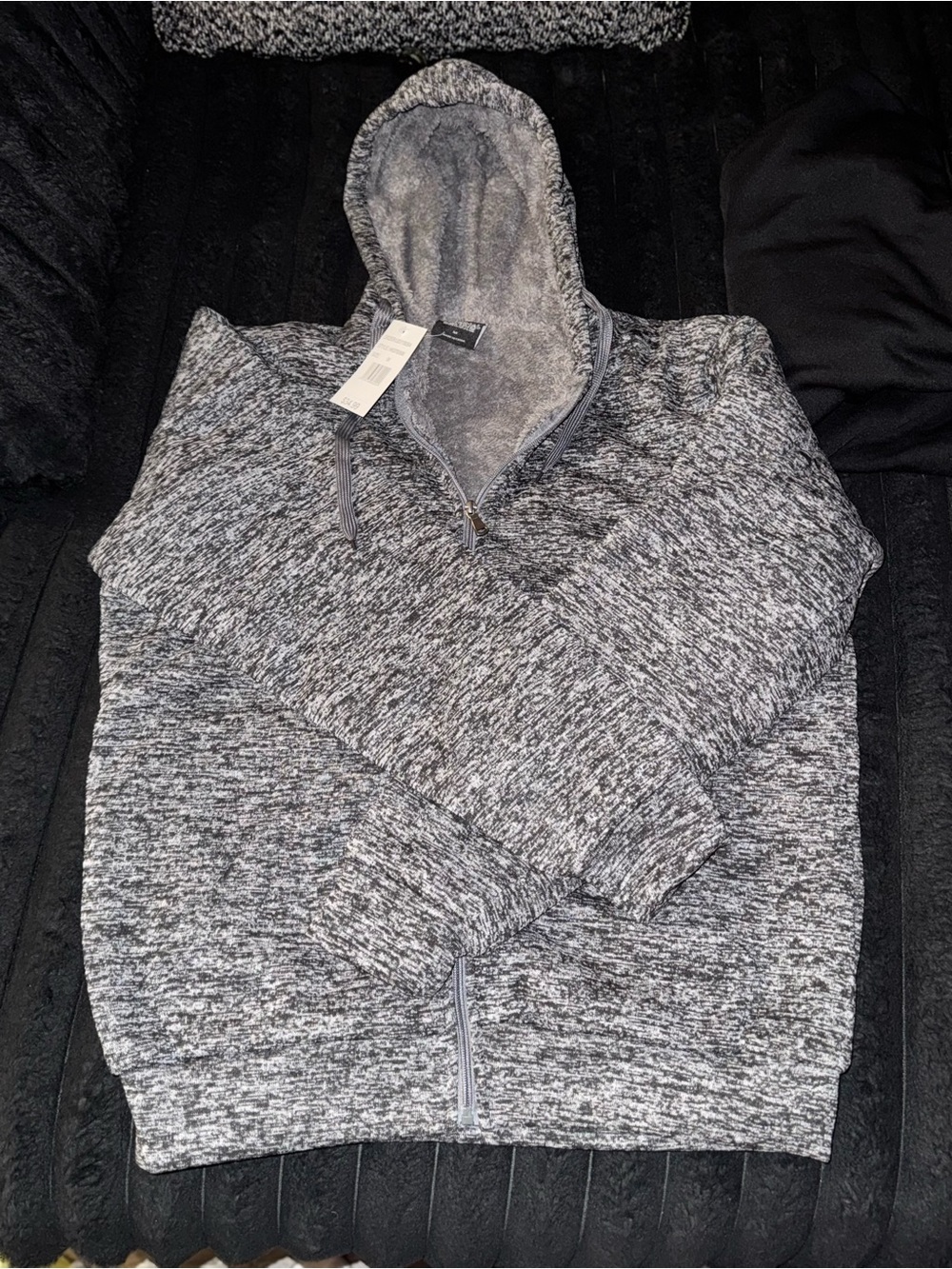 Original Deluxe Gray Plush-Lined Jacket
